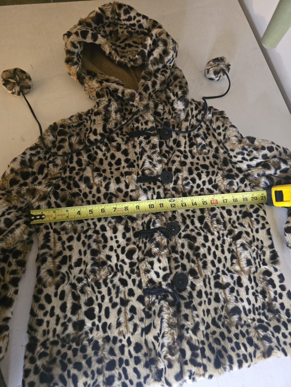 Outdoor Edition By Parkhurst Faux Fur Hooded Jacket Mob Wife Aesthetic S - Picture 15 of 15